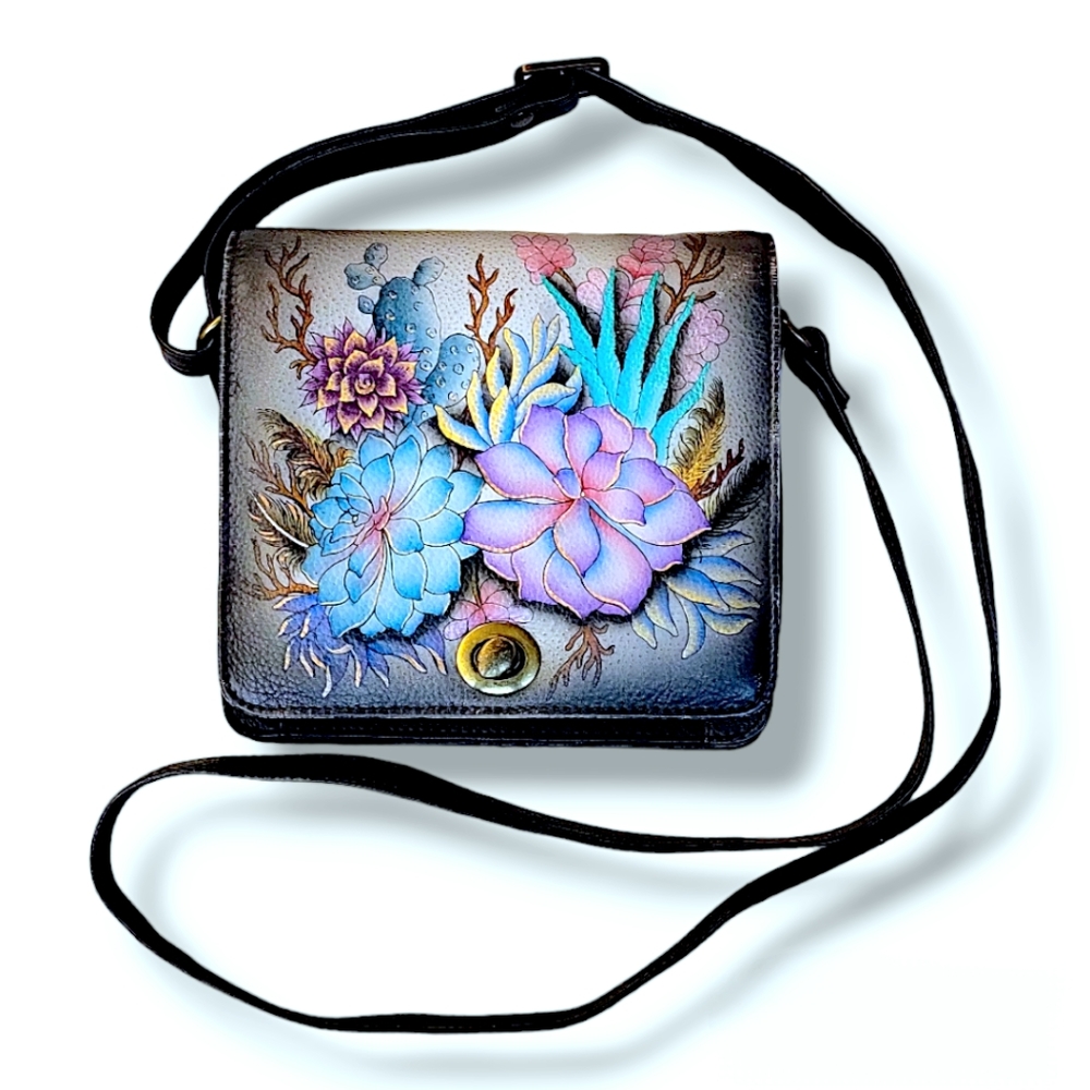 Anuschka leather crossbody